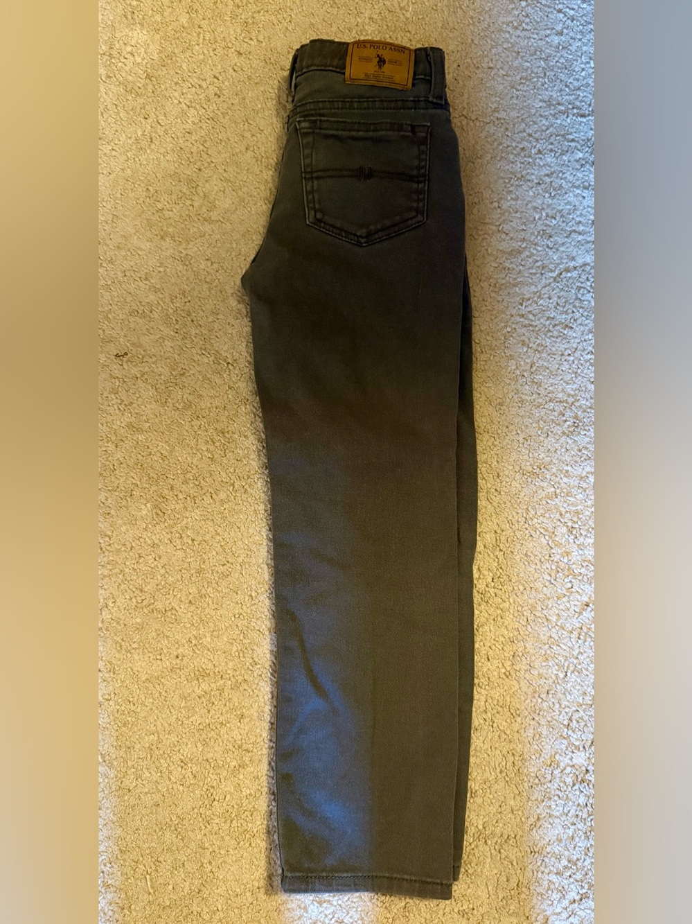 U.S. Polo Assn. dark gray kids jeans